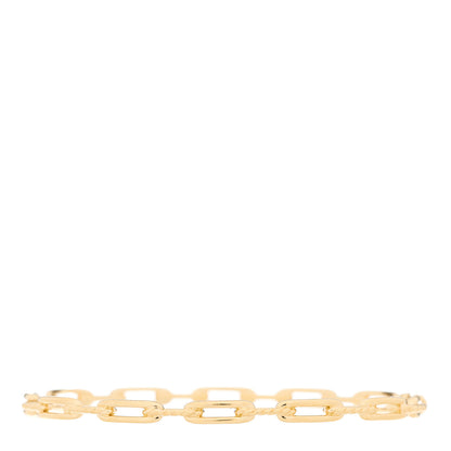 David Yurman 18K Yellow Gold Diamond 4mm Stax Chain Link Bracelet 2 of 3