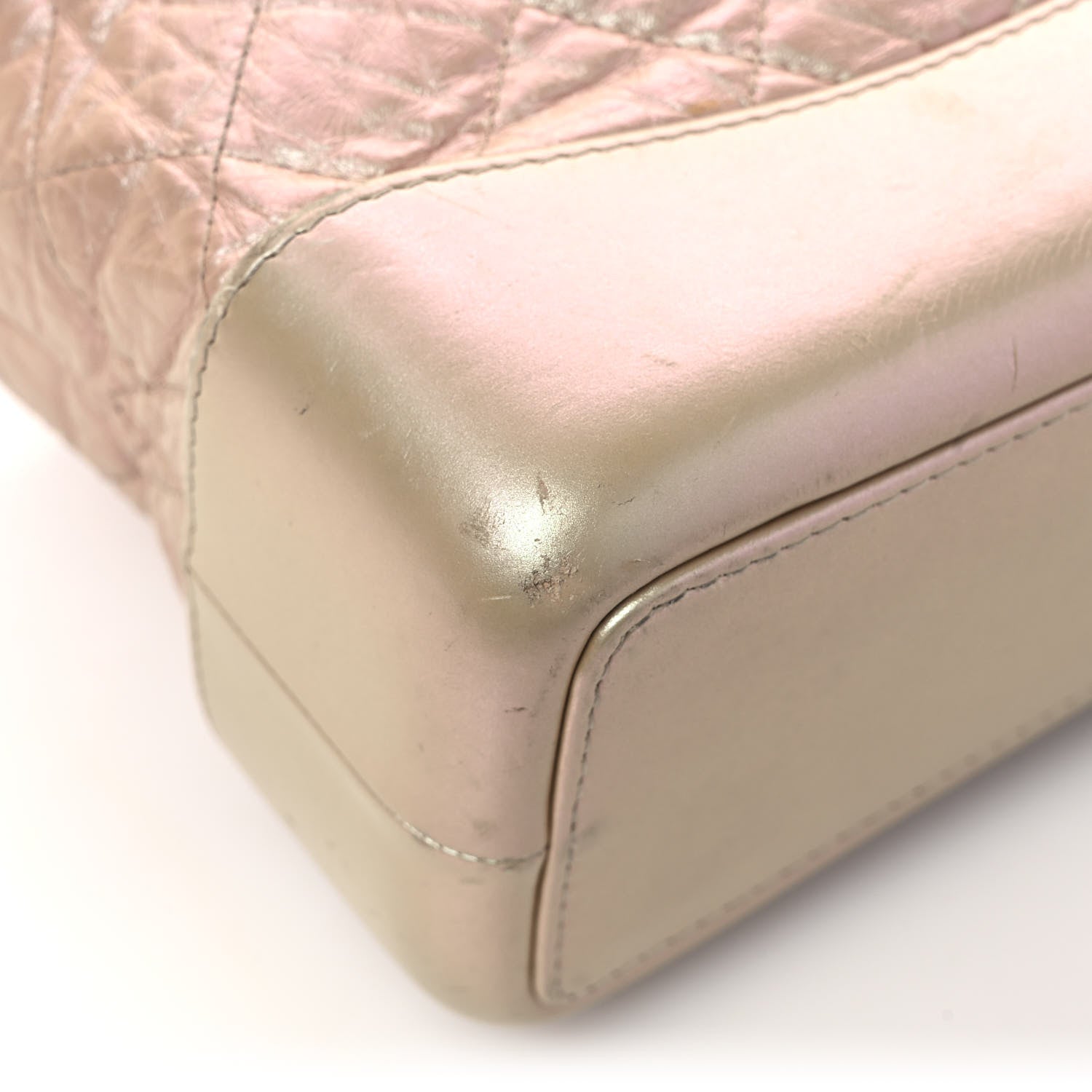 Chanel Iridescent Lambskin Calfskin Small Quilted Gabrielle Backpack Light Pink 10 of 12