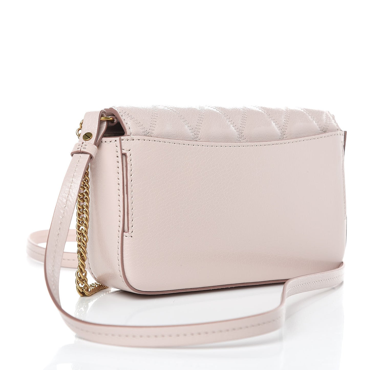 Goatskin Quilted GV3 Mini Pocket Convertible Bag Pale Pink