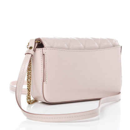 Givenchy Goatskin Quilted GV3 Mini Pocket Convertible Bag Pale Pink 3 of 7