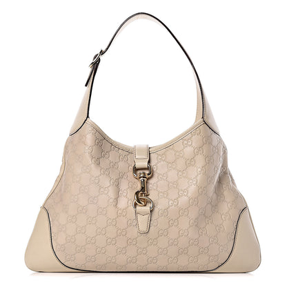 Gucci Guccissima Medium Jackie O Bouvier Hobo Off White 1 of 11