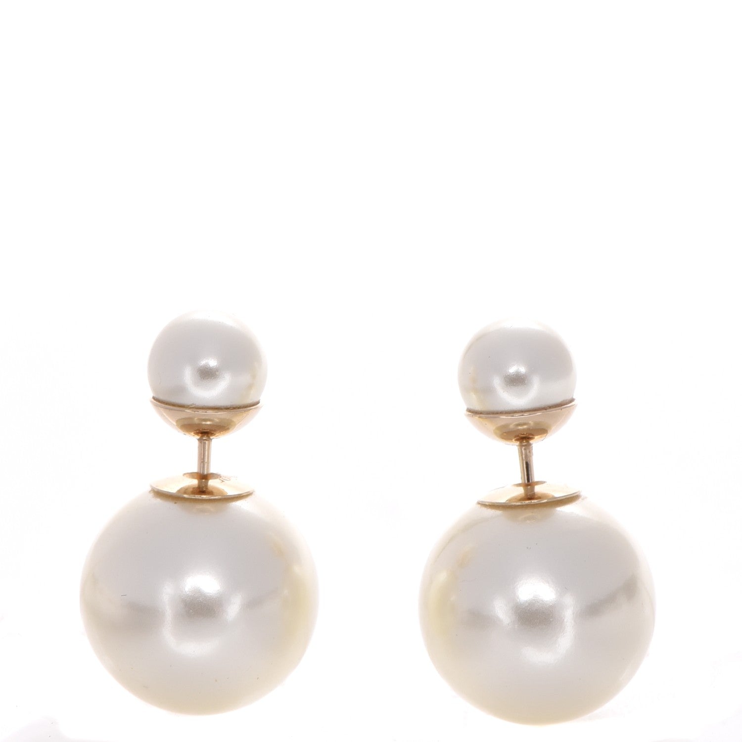 Christian Dior Pearl Mise En Dior Tribal Earrings 1 of 5