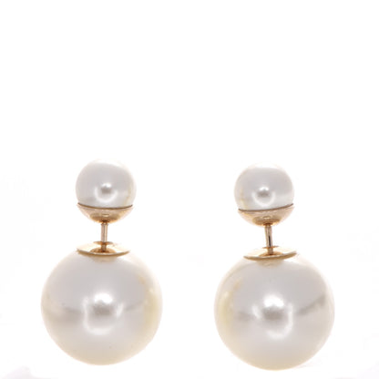 Christian Dior Pearl Mise En Dior Tribal Earrings 1 of 5
