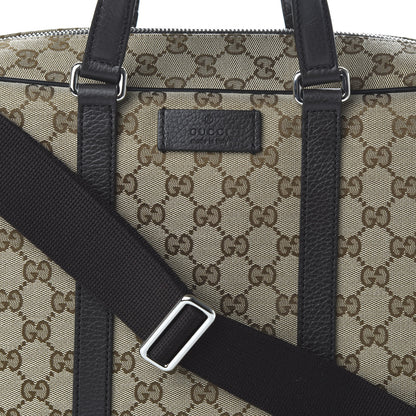Gucci Monogram Briefcase Dark Brown 10 of 10