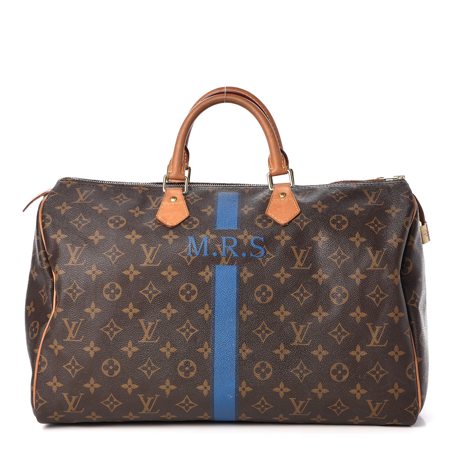 Louis Vuitton Monogram My LV Heritage Speedy 40 Blue de France Blue Clair 1 of 13