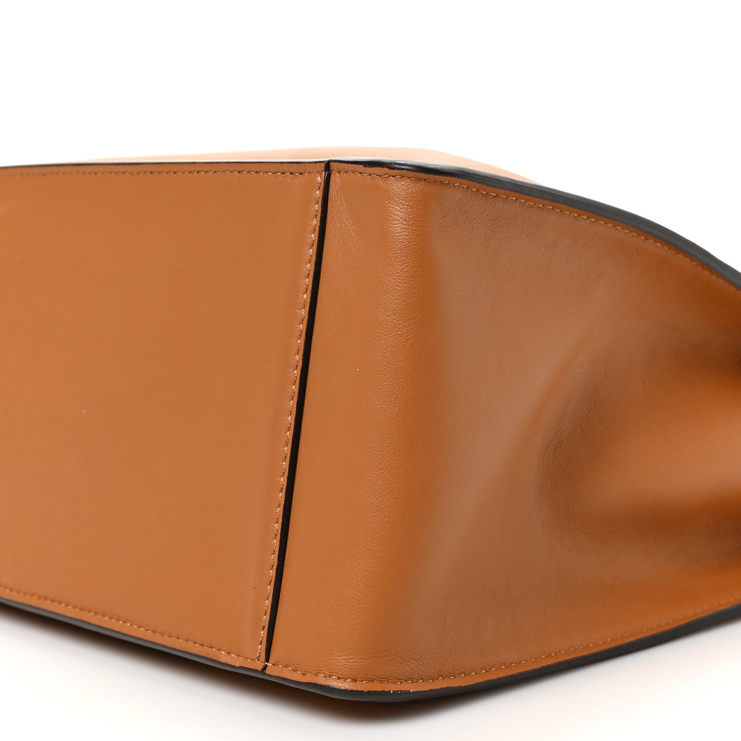 Fendi Vitello Grace Suede Flip Tote Nocciola Marrone 9 of 9