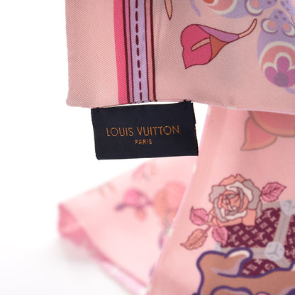 Louis Vuitton Silk Monogram Superstition Bandeau Light Pink 4 of 7