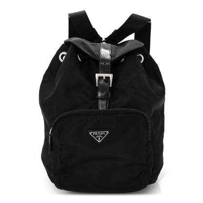 Prada Nylon Vela Mini Cinch Backpack Black 1 of 10
