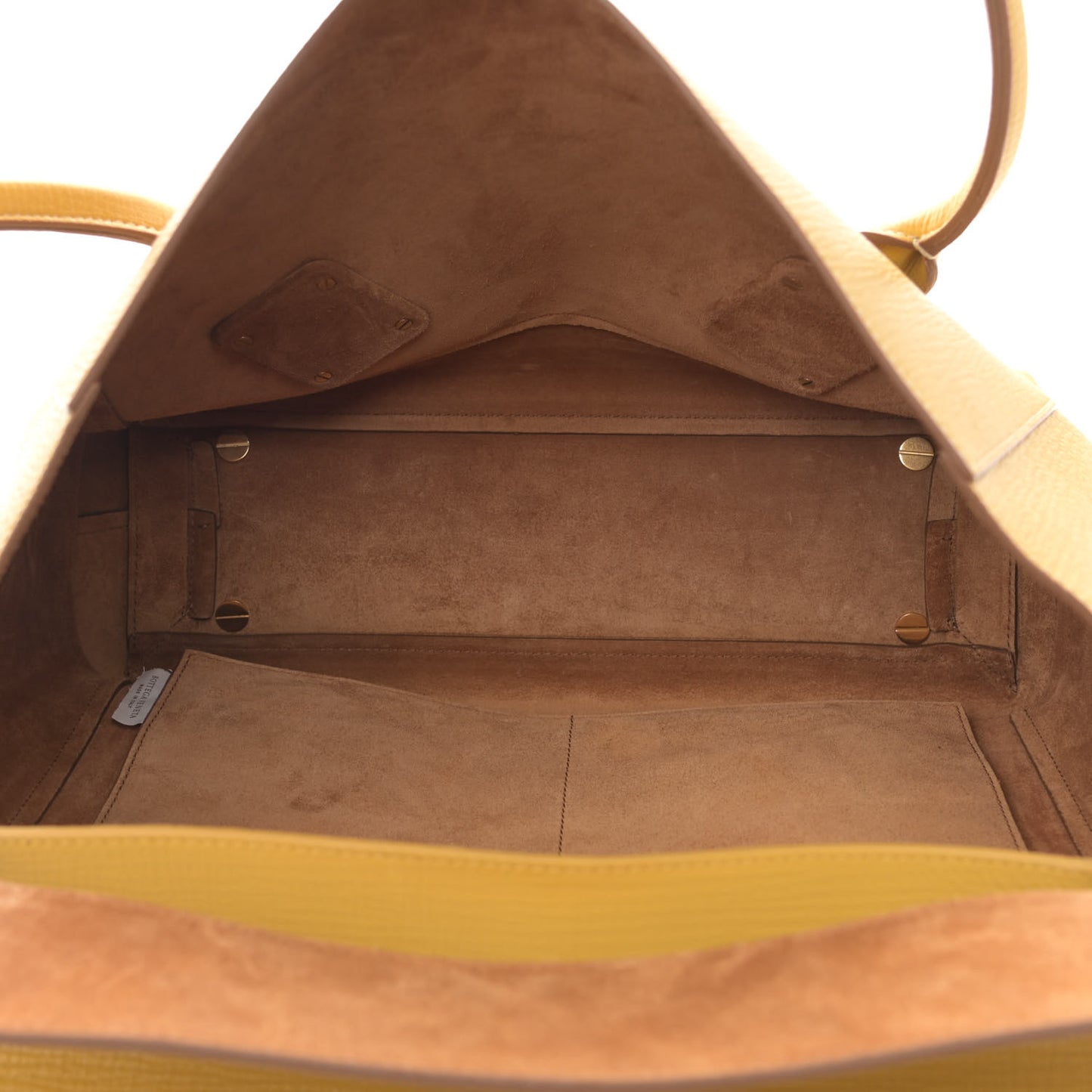 Grainy Calfskin Small Arco Curry