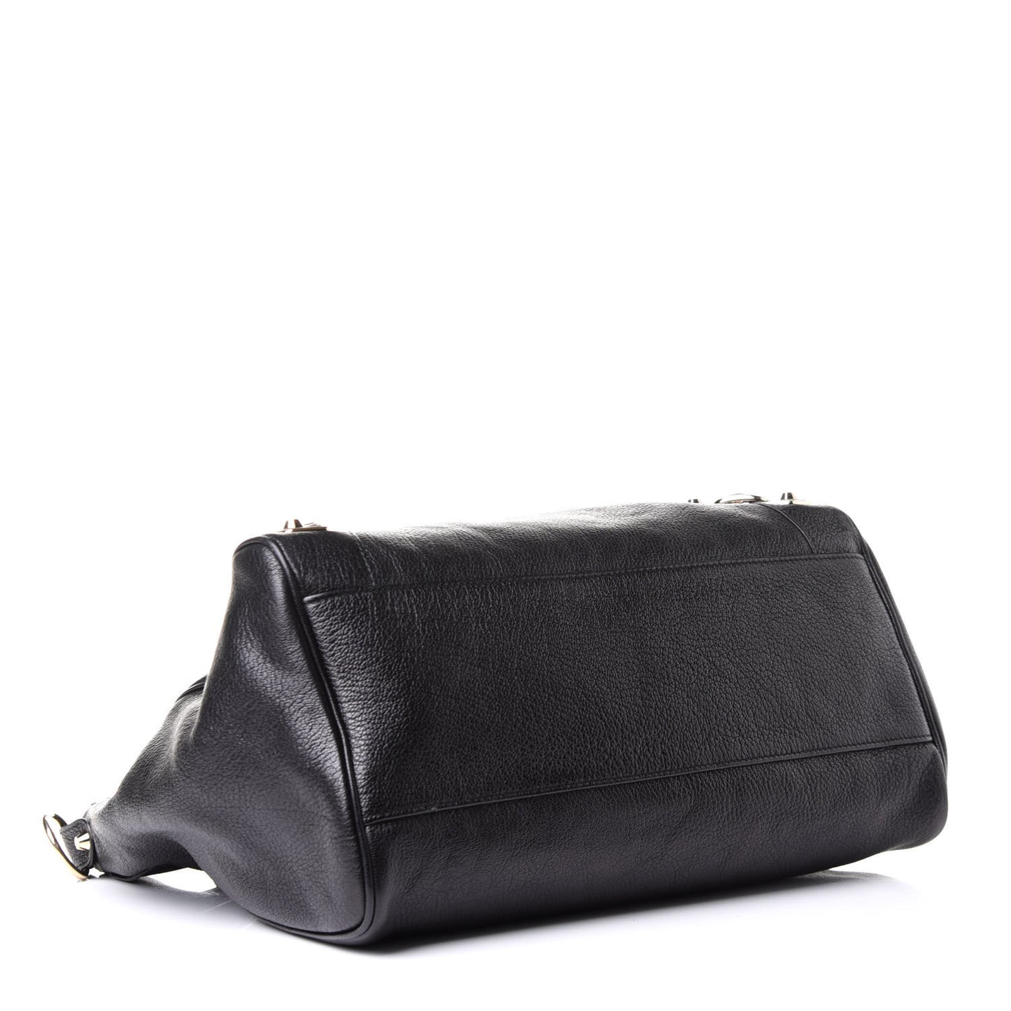 Chevre Gold Metallic Edge Hardware Velo Black