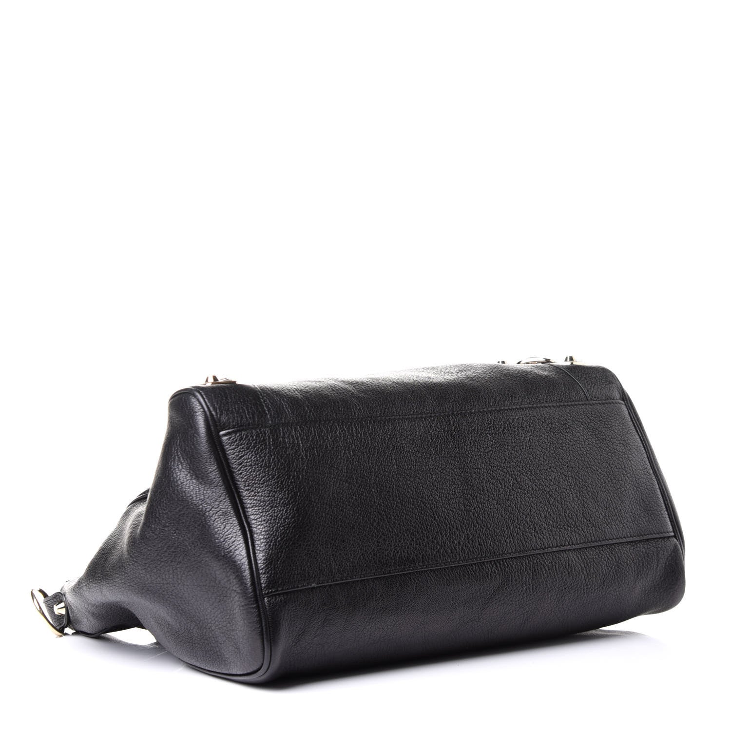 Balenciaga Chevre Gold Metallic Edge Hardware Velo Black 4 of 16