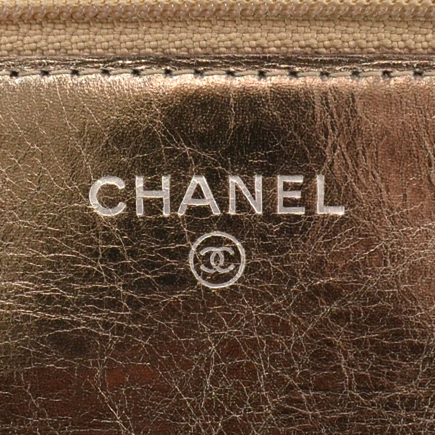 Calfskin Reissue Wallet On Chain WOC Dark Silver