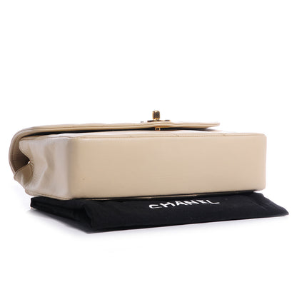Chanel Lambskin Chevron Small Single Flap Beige 4 of 8