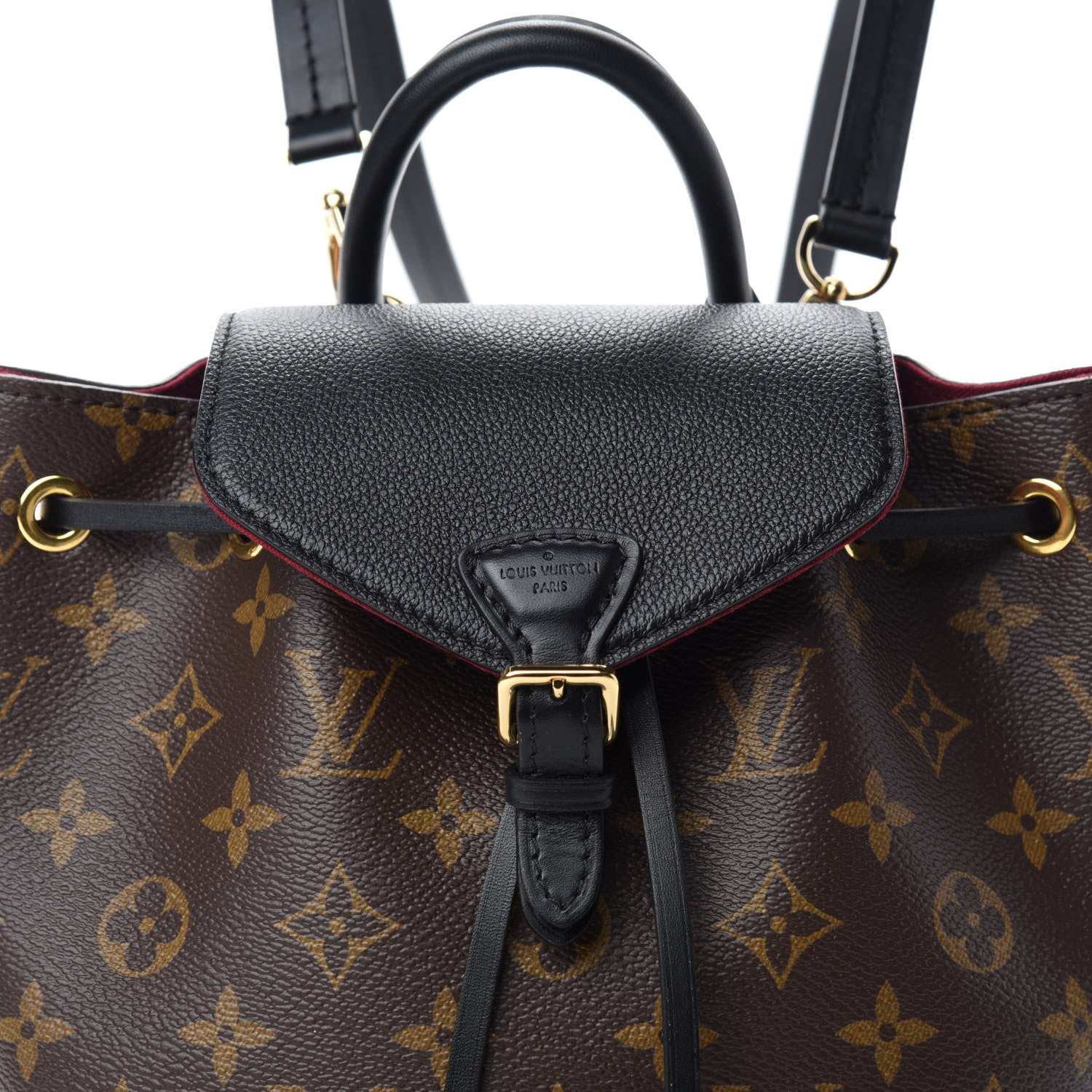 Louis Vuitton Monogram BB Montsouris NM Backpack Black 10 of 11