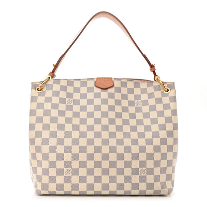 Louis Vuitton Damier Azur Graceful PM Rose Ballerine 1 of 16