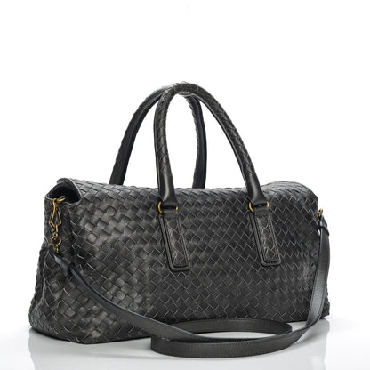 Bottega Veneta Nappa Intrecciato Convertible Duffel Ferro 3 of 7