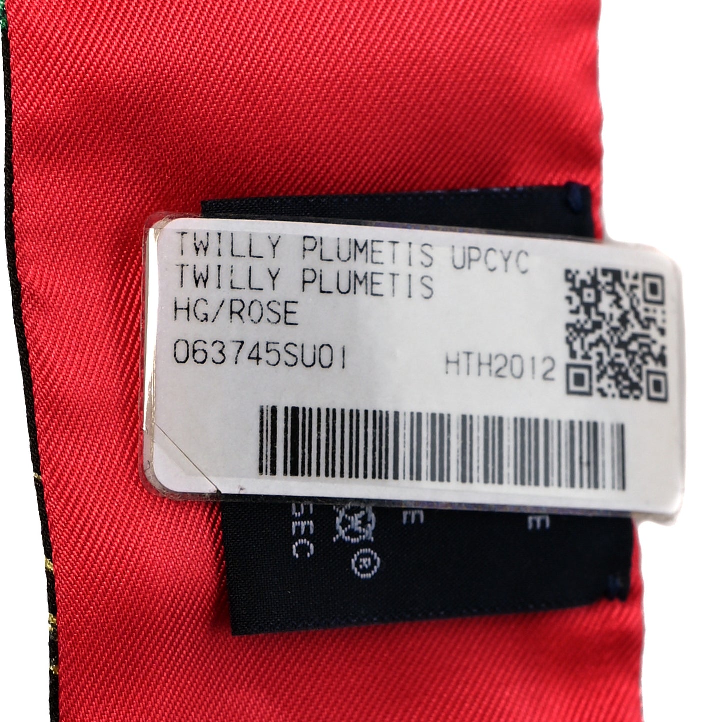 Silk Plumetis Twilly Rose