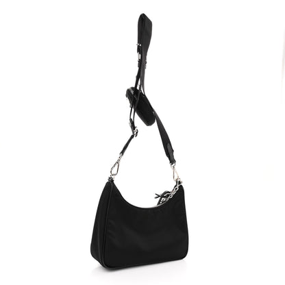 Prada Nylon Re-Edition 2005 Shoulder Bag Black 3 of 9