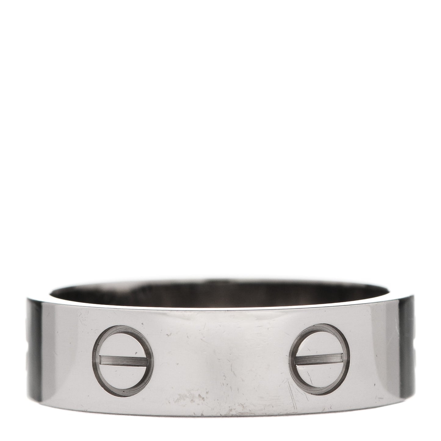 18K White Gold 6mm LOVE Ring 62 10