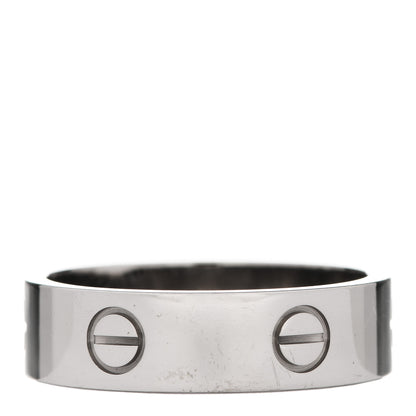 Cartier 18K White Gold 6mm LOVE Ring 62 10 3 of 6