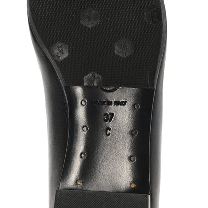 Chanel Lambskin Camellia Ballerina Flats 37 Black 6 of 12