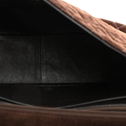 Chanel Suede Quilted Jumbo Single Flap Brown 5 of 10