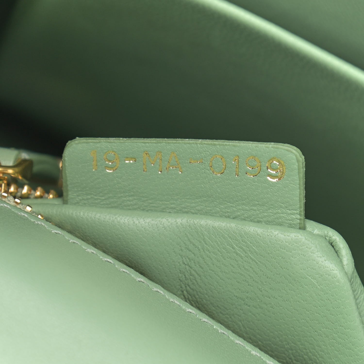Christian Dior Smooth Calfskin 30 Montaigne Flap Bag Mint Green 7 of 12
