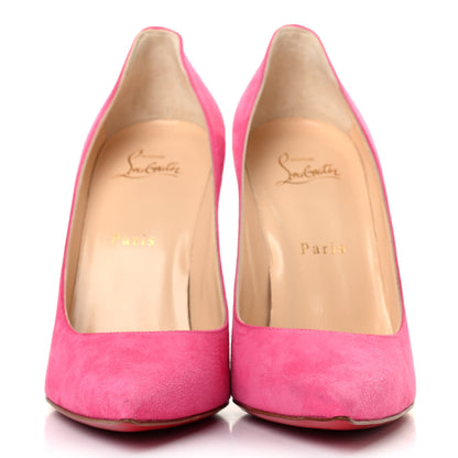 Christian Louboutin Veau Velours Decoltish 100 Pumps 39.5 Darling 2 of 4