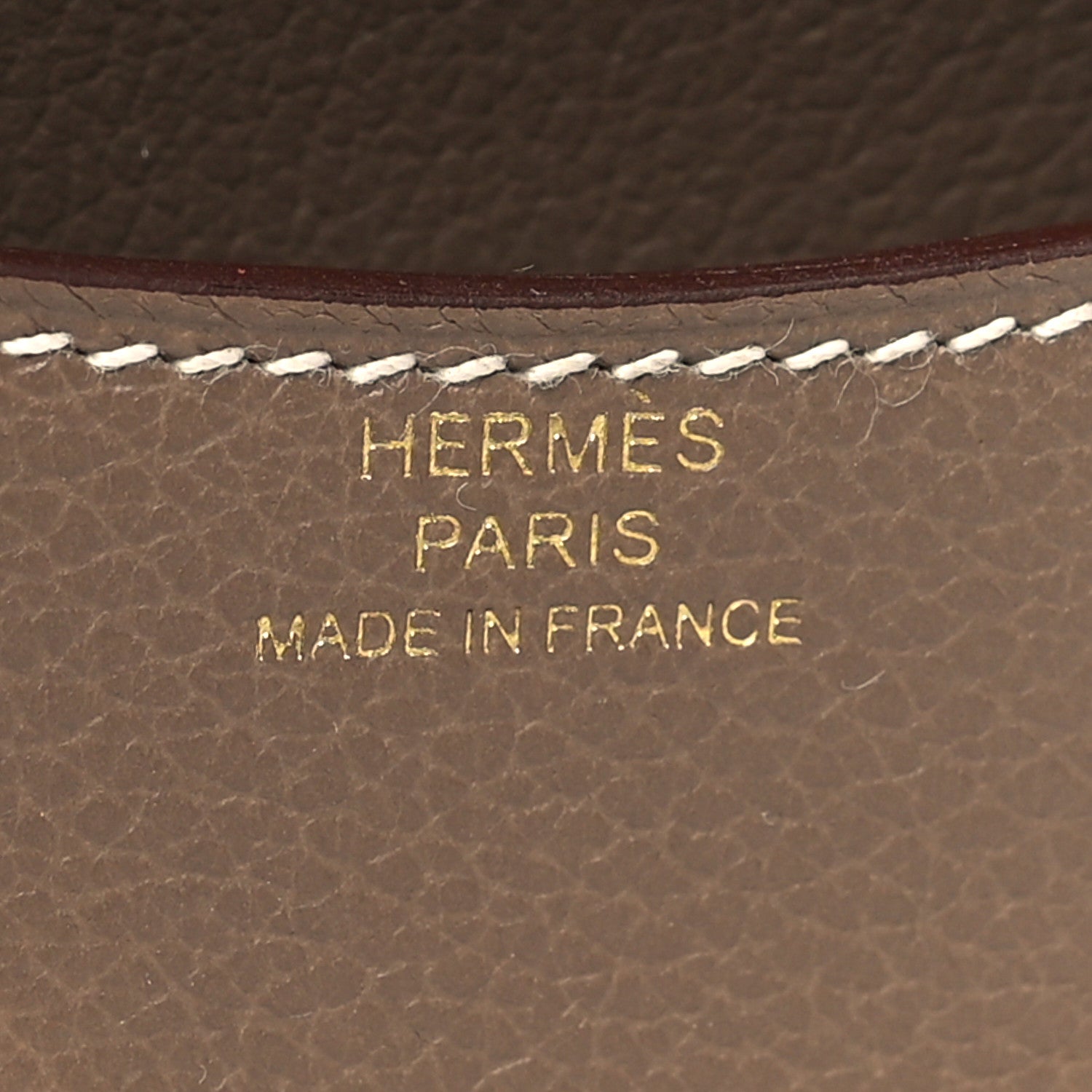 Hermes Evercolor Constance Slim Wallet Etoupe 8 of 11