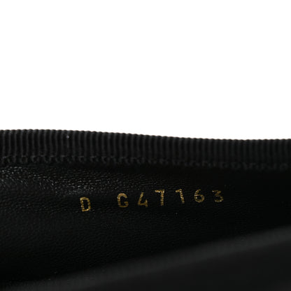 Chanel Lambskin Quilted CC Cambon Ballet Flats 36 Black White 9 of 10