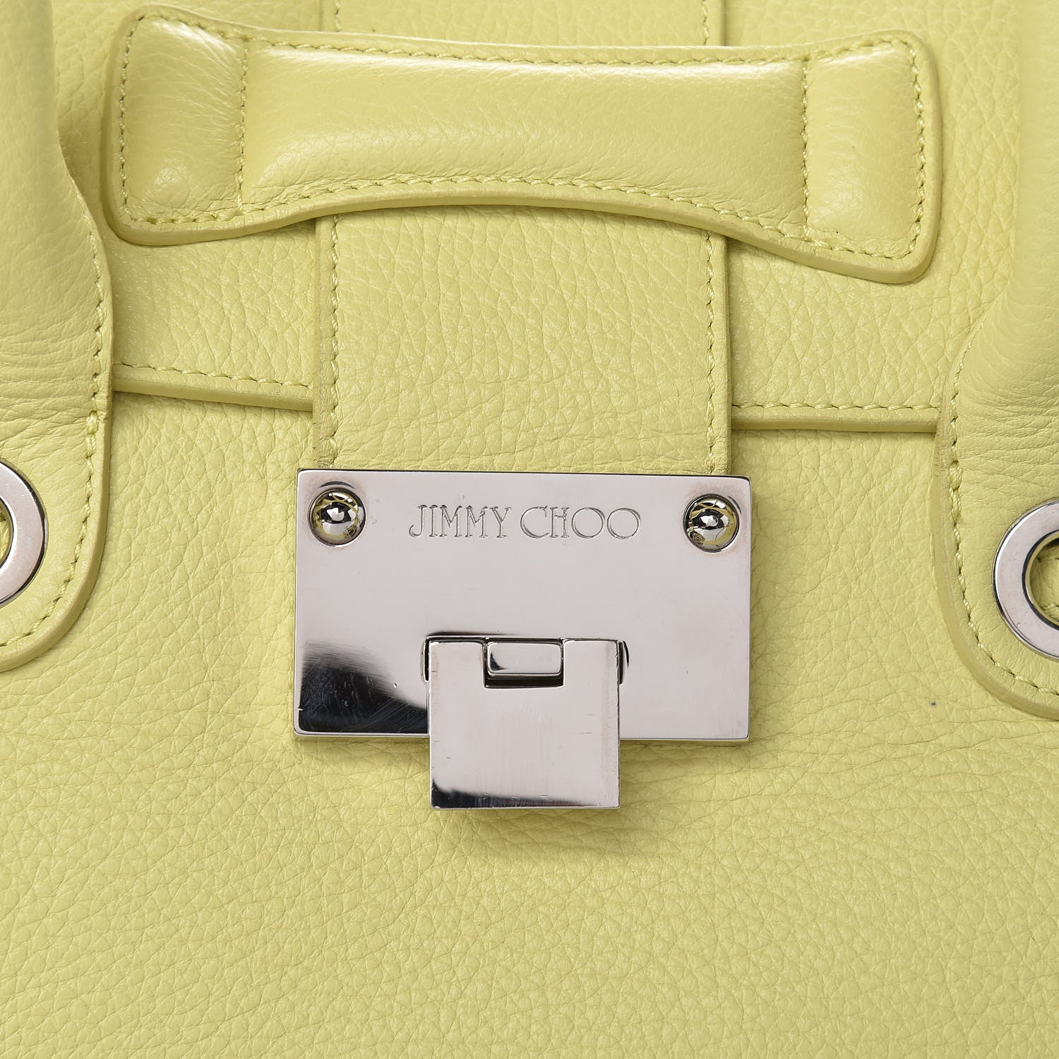 Jimmy Choo Calfskin Medium Rosalie Citrine 7 of 10