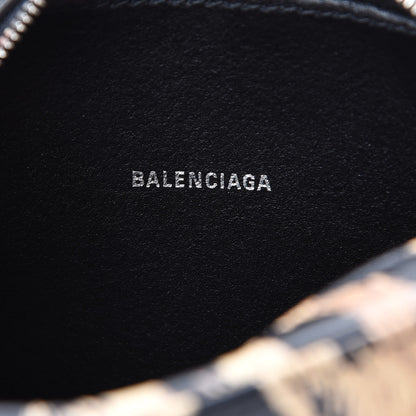 Balenciaga Calfskin Leopard Print XS Everyday Camera Bag Beige White 5 of 9