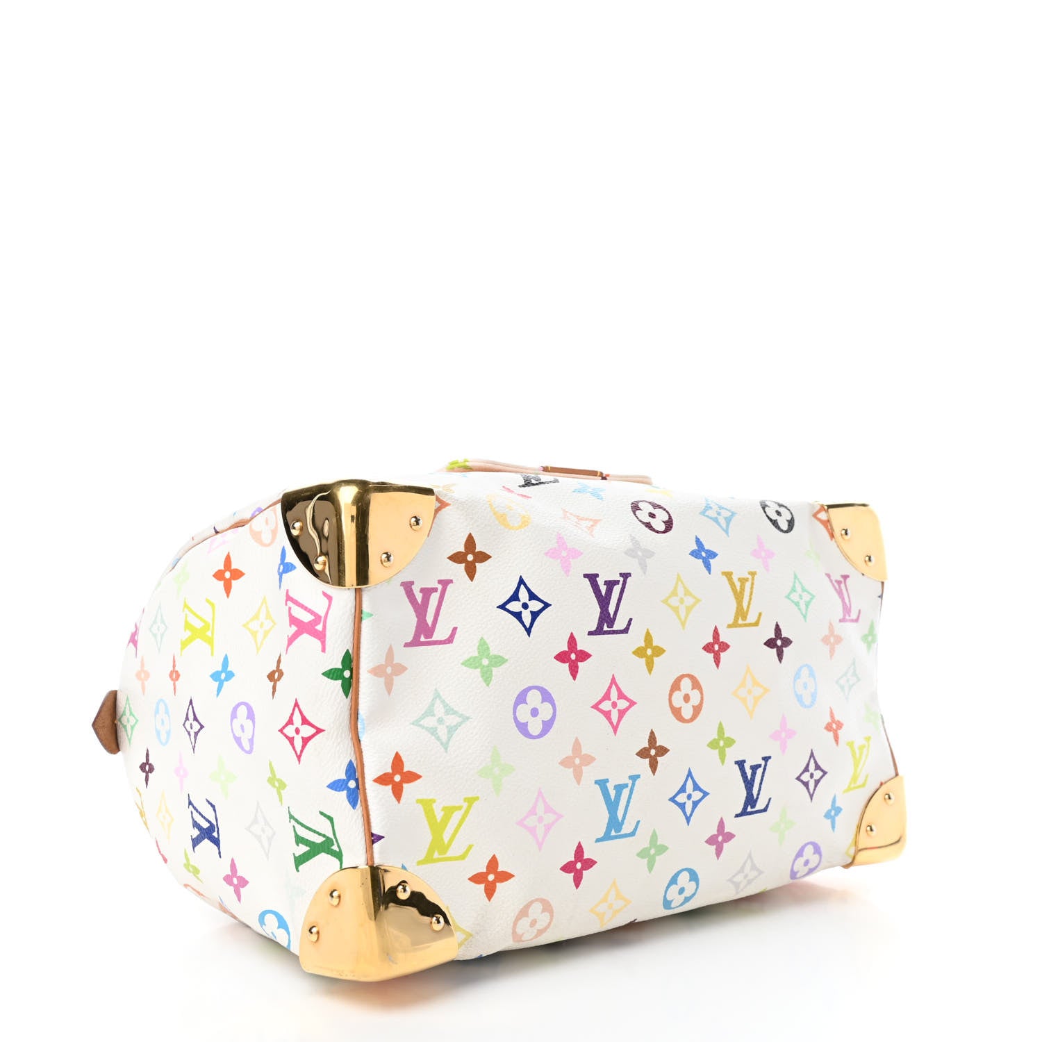 Louis Vuitton Monogram Multicolor Speedy 30 White 3 of 5
