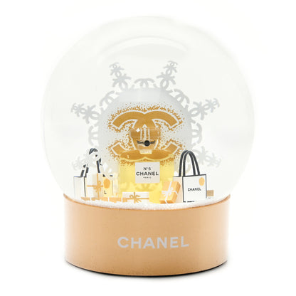 Chanel Glass N°5 Perfume Bottle Snow Globe 1 of 6