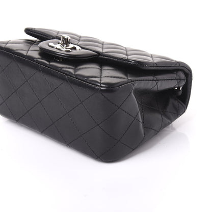Chanel Lambskin Quilted Mini Square Flap Black 6 of 10