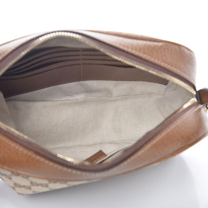 Gucci Monogram Mini Bree Messenger Bag Beige Tabacco 5 of 8