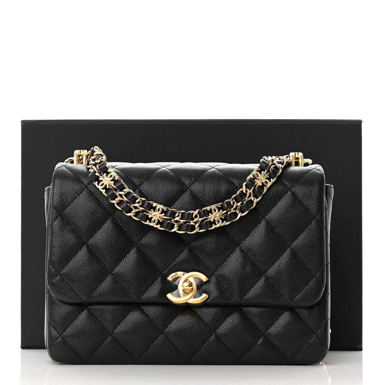 Chanel Caviar Quilted Coco First Flap Black 11 of 11