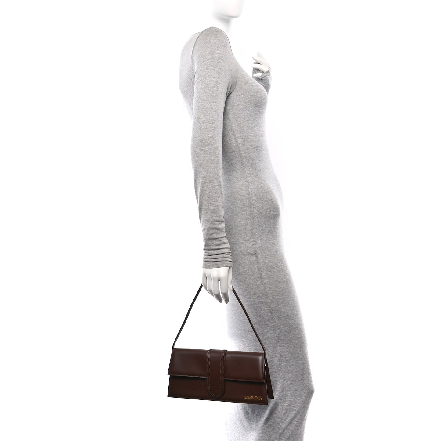 Smooth Calfskin Le Bambino Long Brown