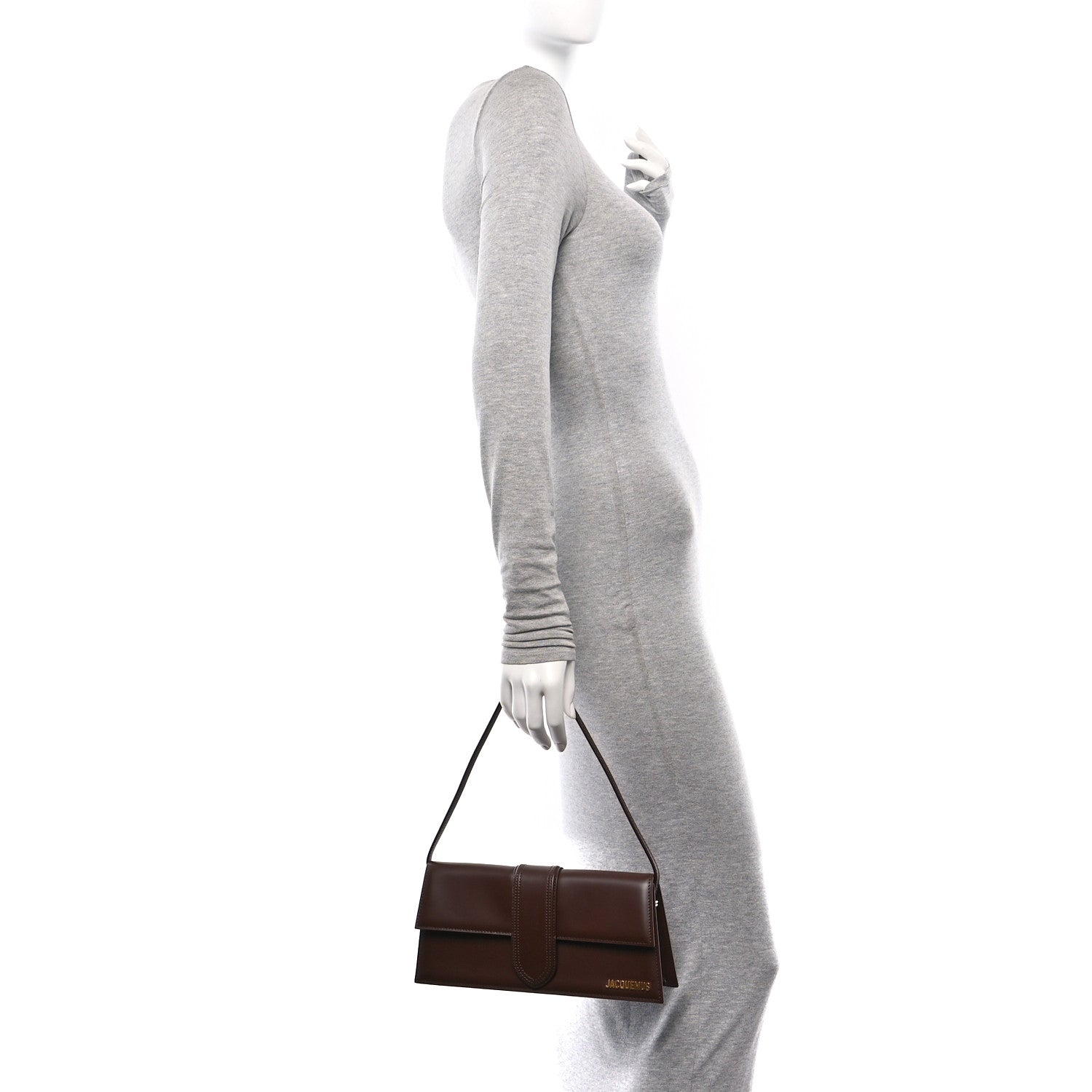 Jacquemus Smooth Calfskin Le Bambino Long Brown 2 of 13