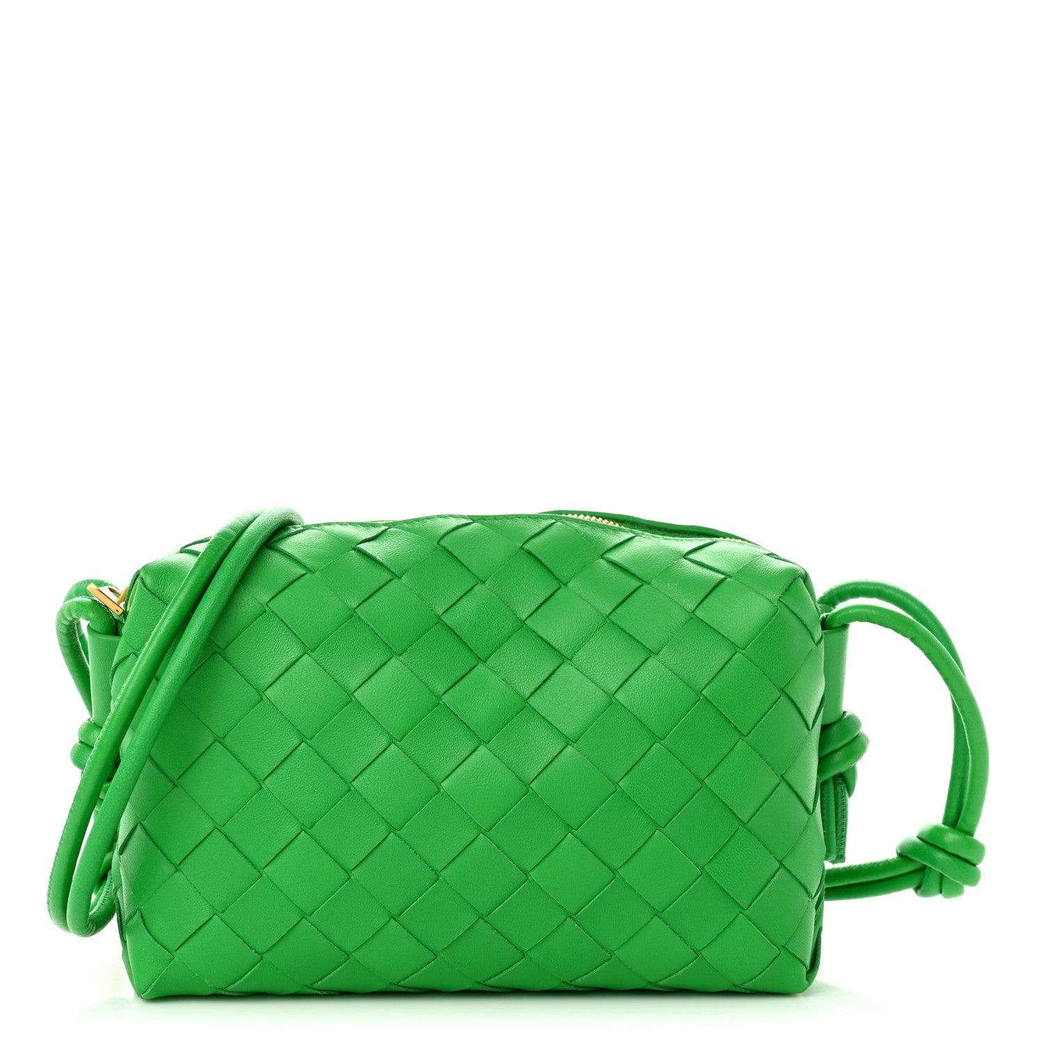 Bottega Veneta Nappa Intrecciato Mini Loop Camera Bag Parakeet 1 of 10