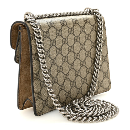 Gucci GG Supreme Monogram Mini Dionysus Shoulder Bag Taupe 3 of 11