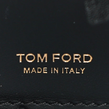 Tom Ford Metallic Calfskin Key Pouch Silver 6 of 10