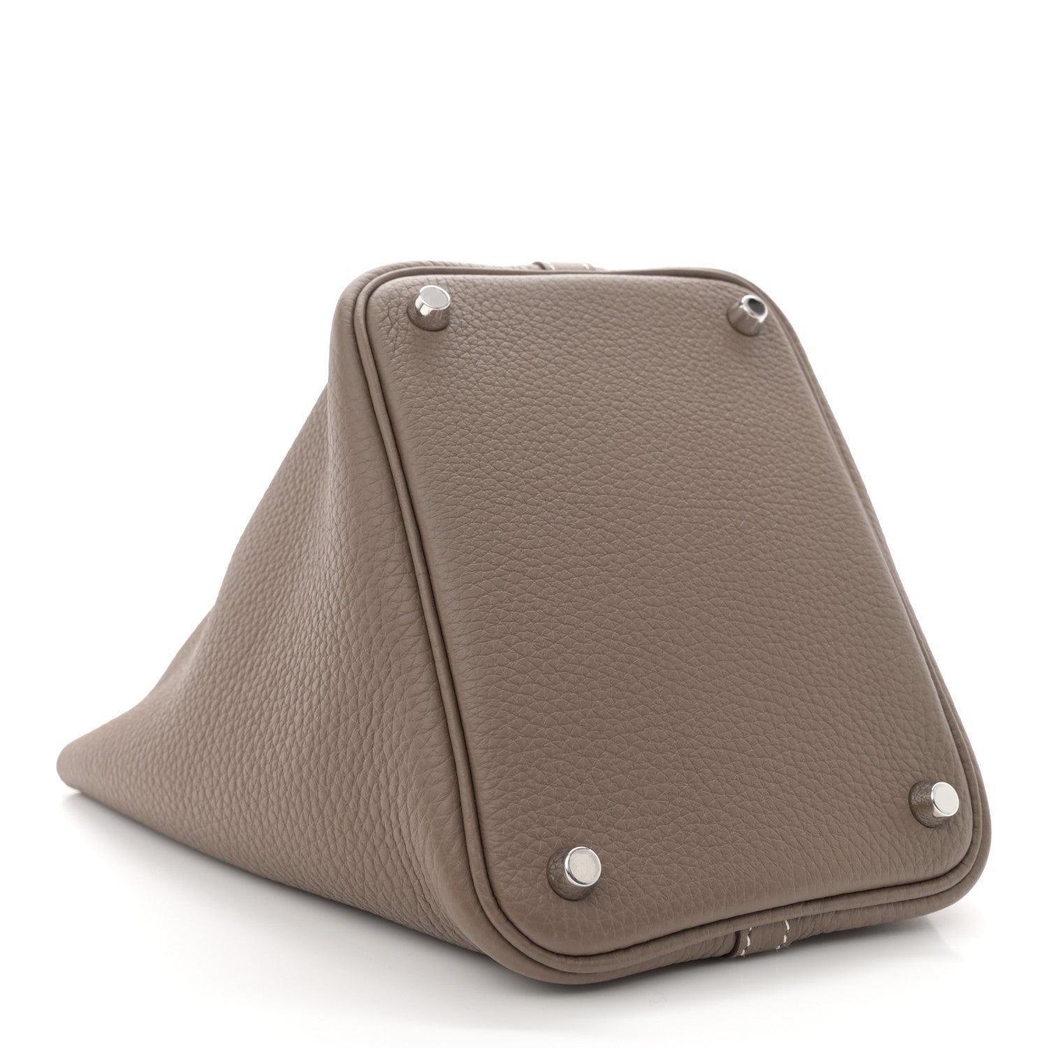 Hermes Taurillon Clemence Picotin Lock 18 PM Etoupe 4 of 10