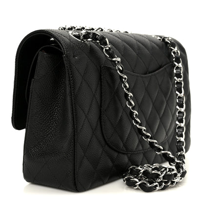 Chanel Caviar Quilted Medium Double Flap Black 3 of 12