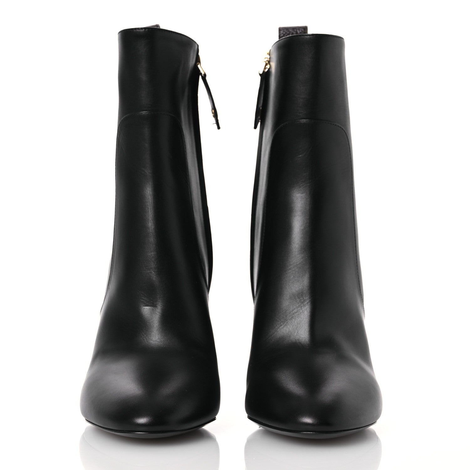 Louis Vuitton LV X YK Calfskin Monogram Silhouette Ankle Boots 38 Black 2 of 16