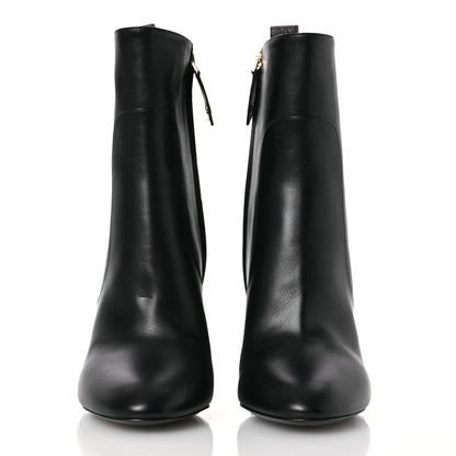 Louis Vuitton LV X YK Calfskin Monogram Silhouette Ankle Boots 38 Black 2 of 16