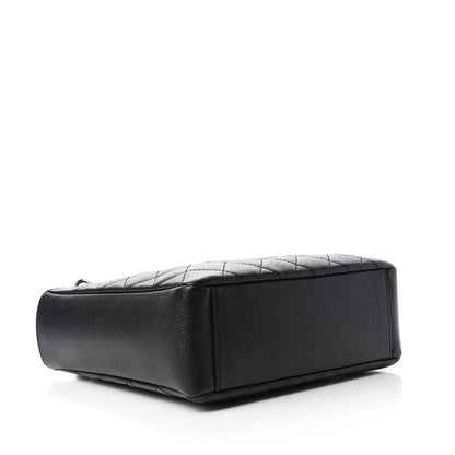 Chanel Caviar Quilted Petit Shopping Tote PST Black 4 of 11