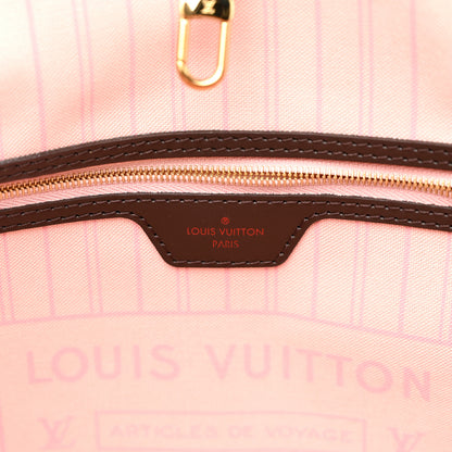 Louis Vuitton Damier Ebene Neo Neverfull MM Rose Ballerine 7 of 10
