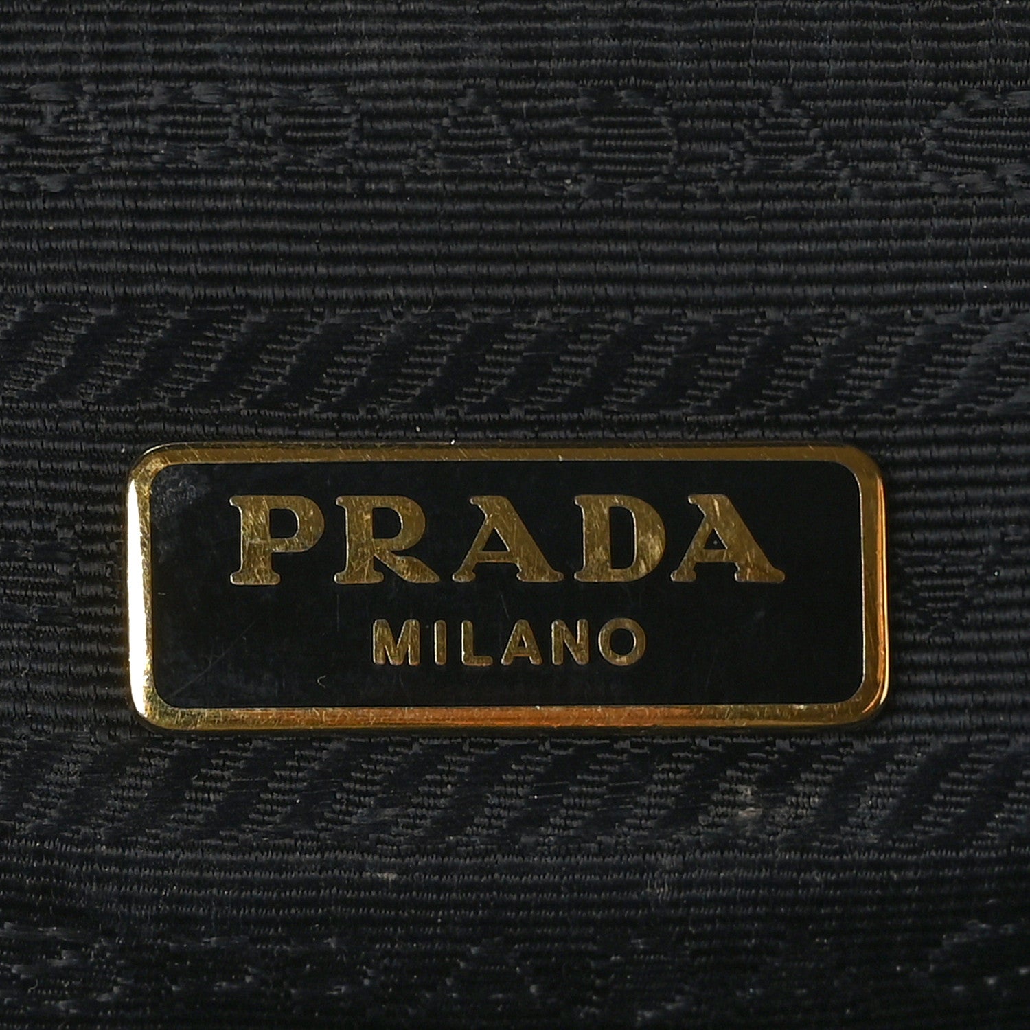 Prada Vitello Daino Cosmetic Pouch Black 6 of 8
