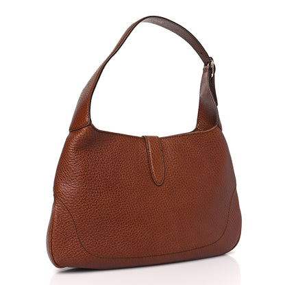 Gucci Soft Grained Calfskin Small Jackie O Hobo Brown 3 of 9
